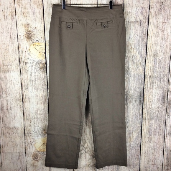 Style & Co. Pants - Style & Co NWOT Mocha Stretch Women's Slacks Sz L